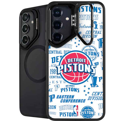 NBA Detroit Pistons Historic Blast Galaxy S25 Kickstand Case